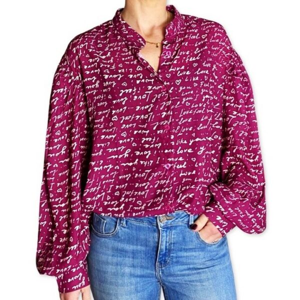 MADDI blouse Burgundy