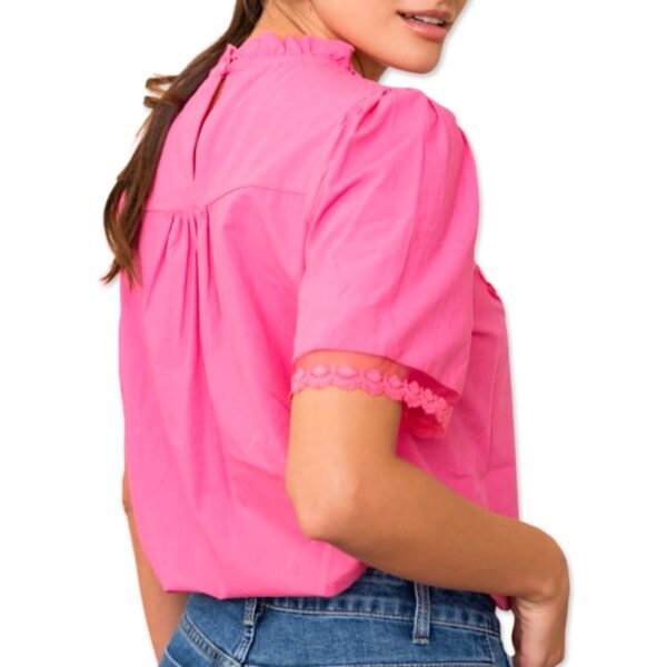 MEAUX blouse Pink back