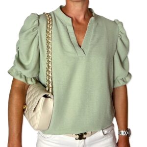 METZ blouse Sage Green