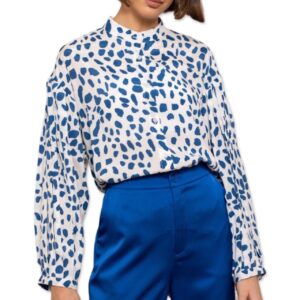 MAYE blouse Blue Dots