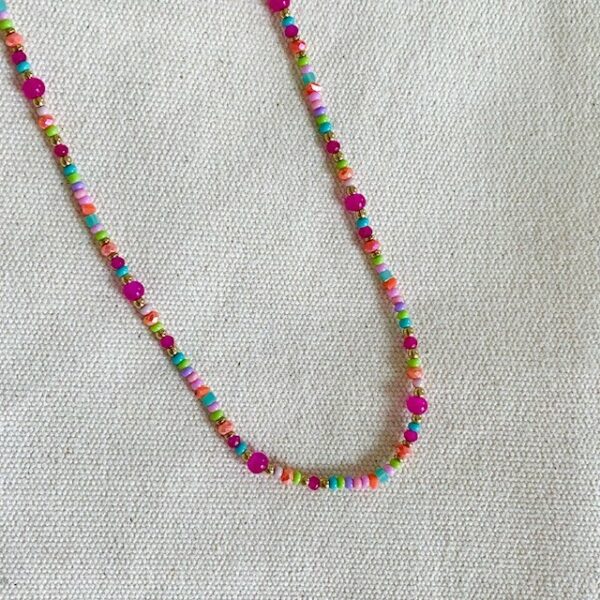 NANOU necklace Pink Gold close up