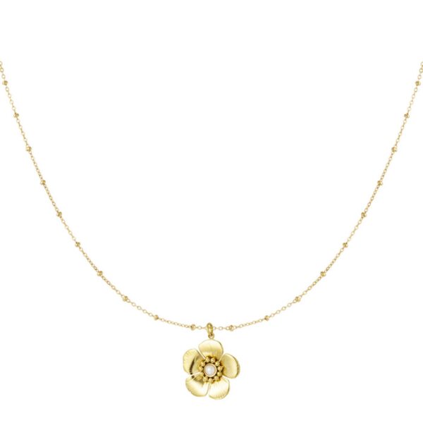NEGIN necklace Flower Gold