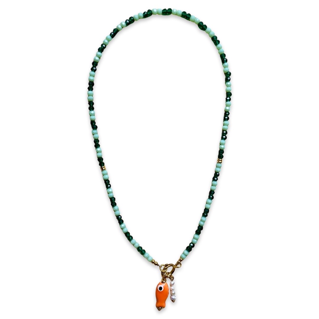 NIMES necklace Green