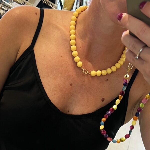 NURI necklace Yellow