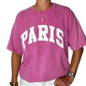 PARIS tshirt Pink