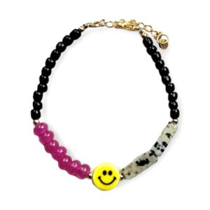 RILEY bracelet Black Pink