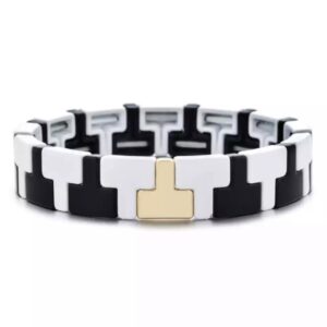 ROHAIS bracelet Black White