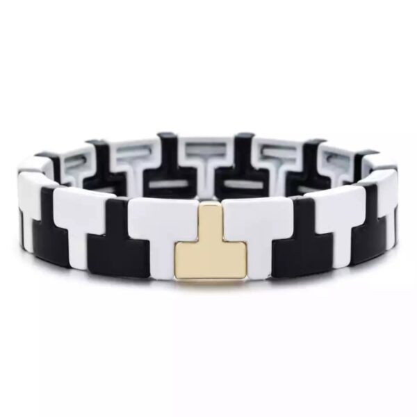 ROHAIS bracelet Black White