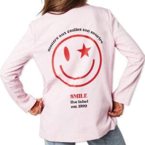SMILE blazer Pink Red