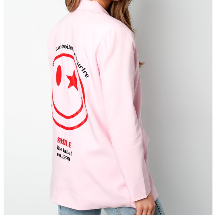 SMILE blazer Pink