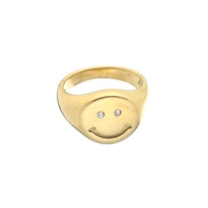 SMILEY ring Gold