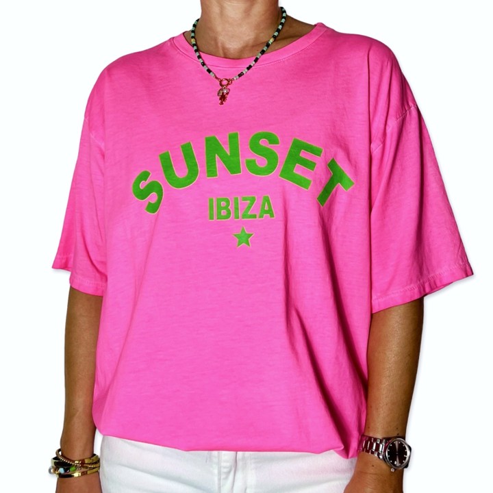 SUNSET tshirt Pink SUNSET tshirt Pink