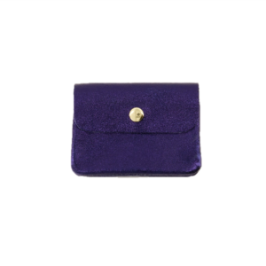 UMA coin purse Blue Metallic