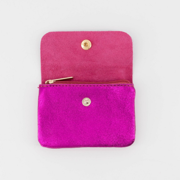 UMA coin purse Pink Metallic