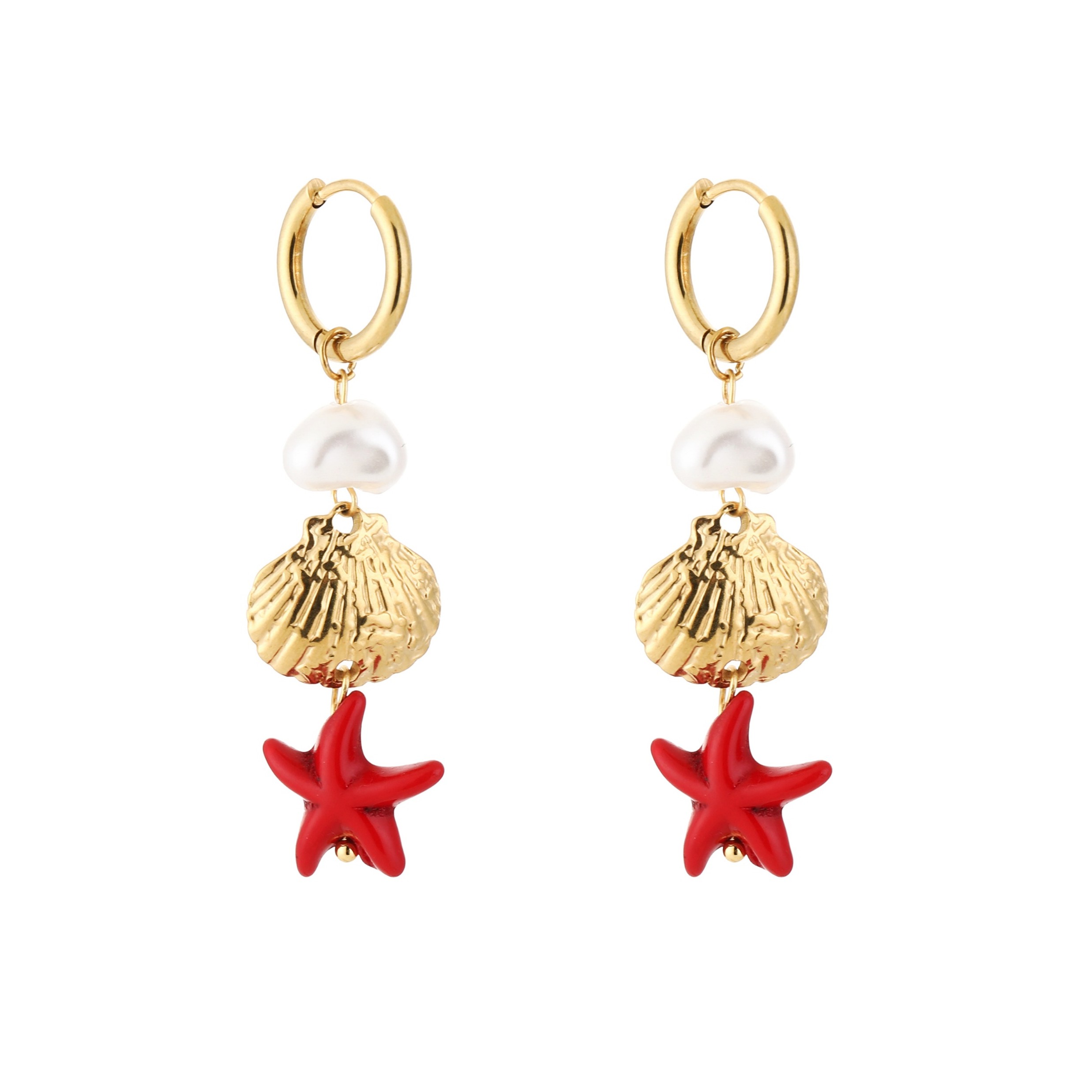 VEYRE earrings Red