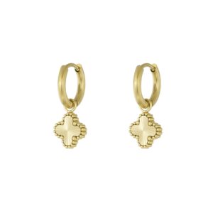 VEYZOUL earrings Gold Clover