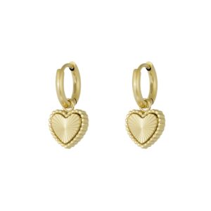 VEYZOUL earrings Gold Hearts