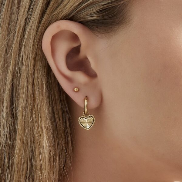 VEYZOUL earrings Gold Hearts