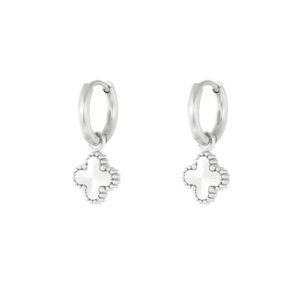 VEYZOUL earrings Silver Clover