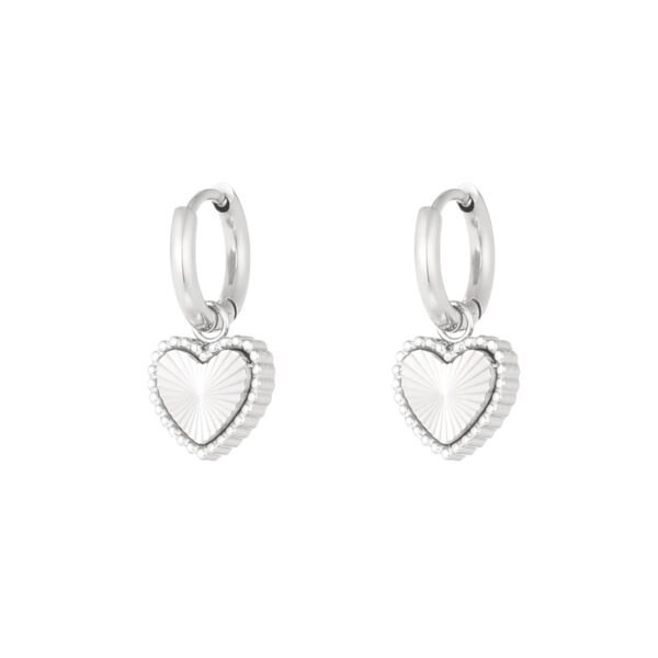 VEYZOUL earrings Hearts Silver