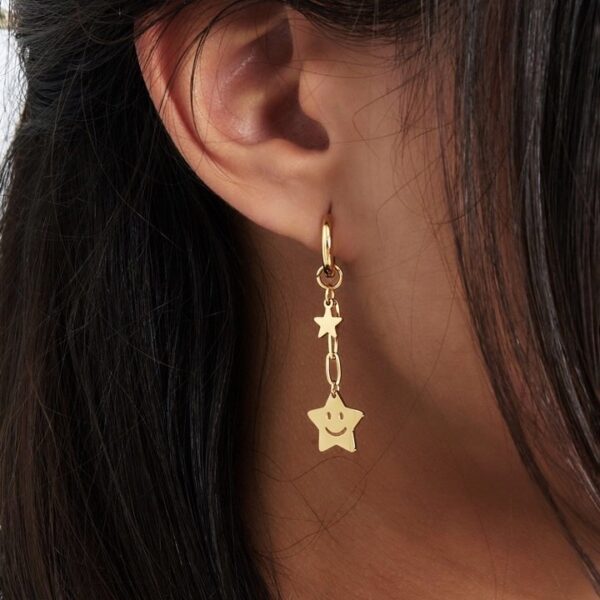 VINA earrings Star Smiley