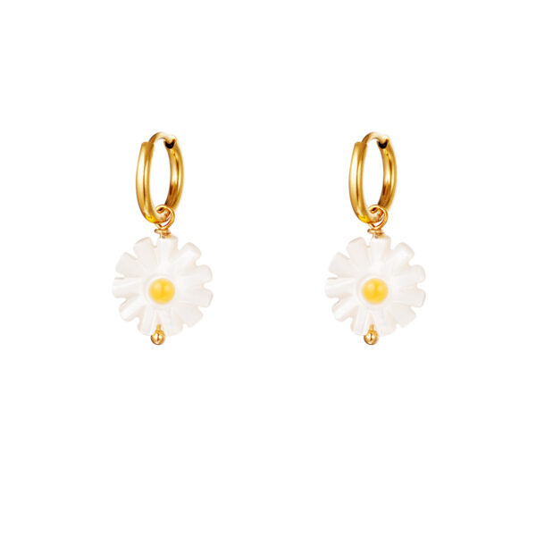 VITTORIA earrings White Flower