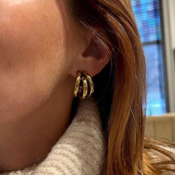 VONNE earrings Gold Hoops