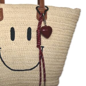 ZARI sleutelhanger Burgundy Heart 2