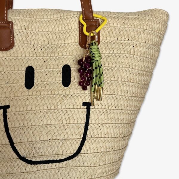 ZINZI bagcharm Grapes Yellow cord