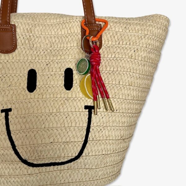 ZINZI bagcharm Fruit Red Cord