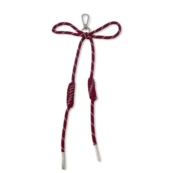 ZOFI keychain Burgundy Bow 2